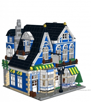 LEGO Alpine Village Cafe 1