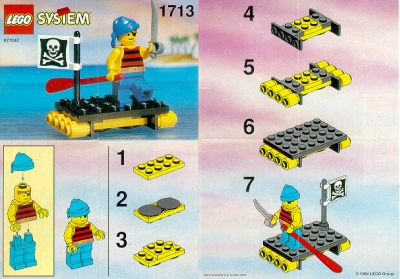 LEGO 1713-Shipwreced-Pirate