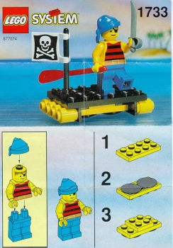 LEGO 1733-Shipwreced-Pirate