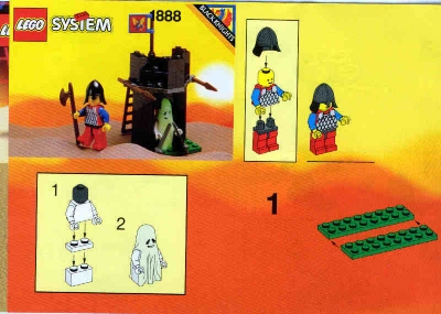LEGO 1888-Black-Knights-Guardshack