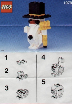 LEGO 1979-Build-a-Snowman