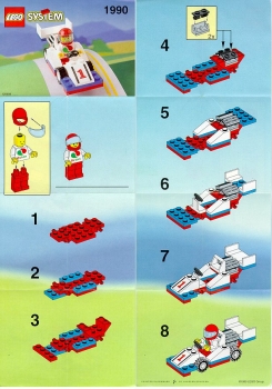 LEGO 1990-F1-Race-Car