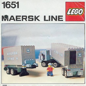 LEGO 1651-Maersk-Line-Container-Truck