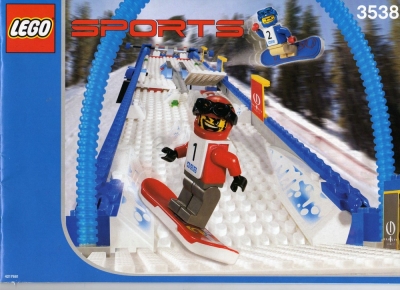 LEGO 3538-Snowboard-Boarder-Cross-Race