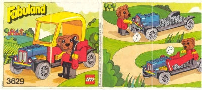 LEGO 3629-Barney-Bear-with-Car