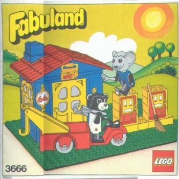 LEGO 3666-Petrol-Station