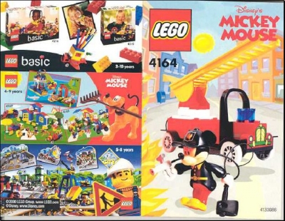 LEGO 4164-Mickey's-Fire-Engine