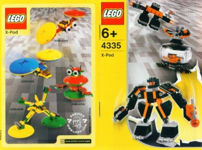 LEGO 4335-Black-Robot-Pod