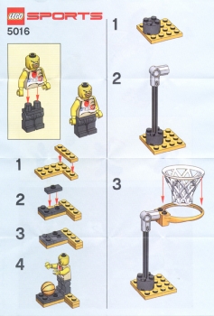 LEGO 5016-Players-and-Basket