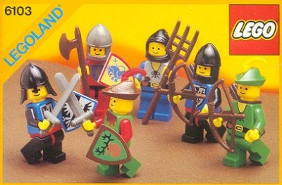 LEGO 6103-Castle-Minifigures
