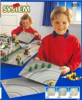 LEGO 6311-Curved-Road-Plates