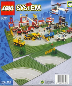 LEGO 6321-Curved-Road-Plates