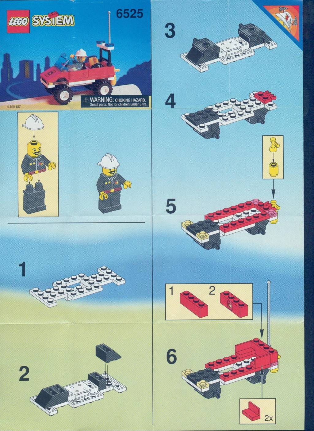 Instruction Nr LEGO® Bauanleitung 6525 