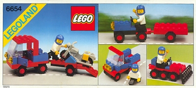 LEGO 6654-Motorcycle-Transport