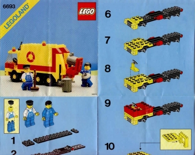 LEGO 6693-Refuse-Collection-Truck