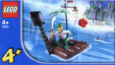LEGO 7070-Catapult-Raft