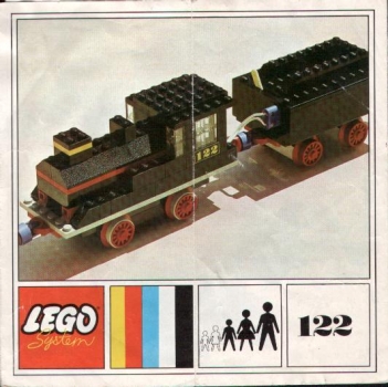 LEGO 122-Locomotive-and-Tender