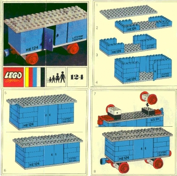 LEGO 124-Goods-Wagon