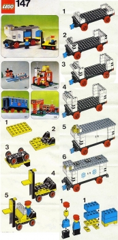 LEGO 147-Refrigerated-Wagon-with-Forklift