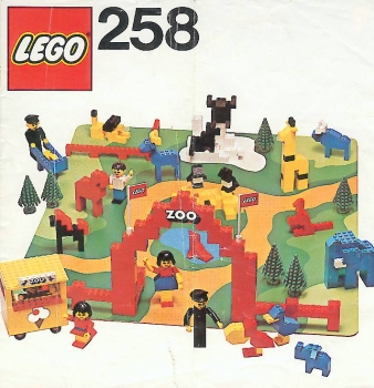 LEGO 258-Zoo-with-Baseboard