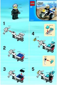 LEGO 4897-Police-Trike