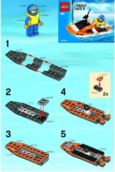 LEGO 4898-Coast-Guard-Boat