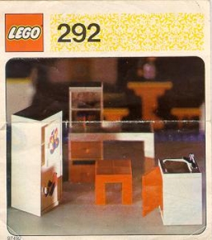 LEGO 292-Kitchen-Sink-and-Cupboards