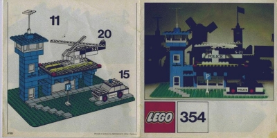 LEGO 354-Police-Heliport