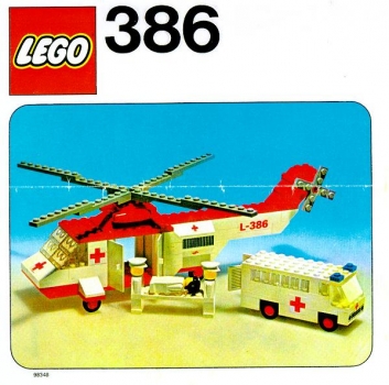 LEGO 386-Helicopter-and-Ambulance