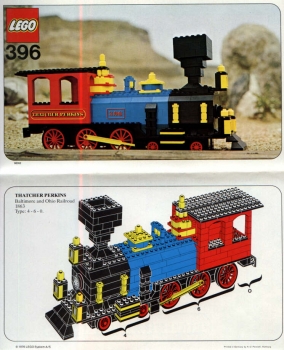 LEGO 396-Thatcher-Perkins-Locomotive