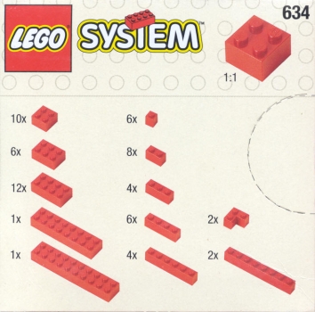 LEGO 634-Extra-Bricks-in-Red