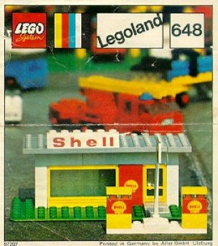 LEGO 648-Shell-Service-Station