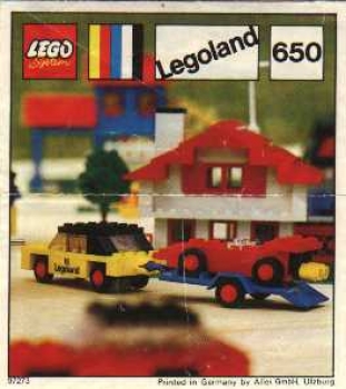LEGO 650-Car-with-Trailer