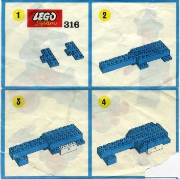 LEGO 316-Farm-Tractor