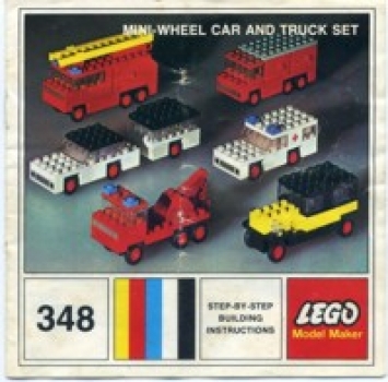 LEGO 348-Mini-Wheel-Cars