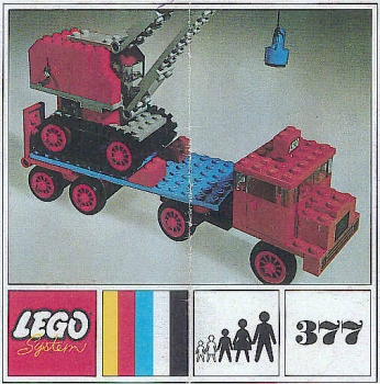 LEGO 377-Crane-with-Float-Truck