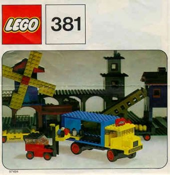 LEGO 381-Lorry-and-Fork-Lift-Truck