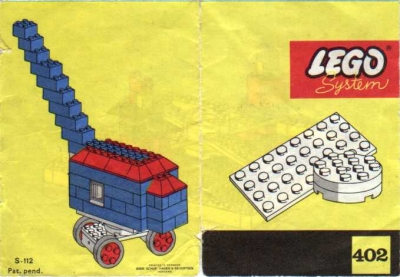LEGO 402-White-Turntables