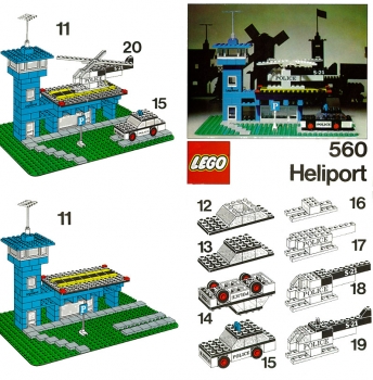 LEGO 560-Police-Heliport