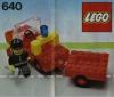 LEGO 640-Fire-Truck-and-Trailer
