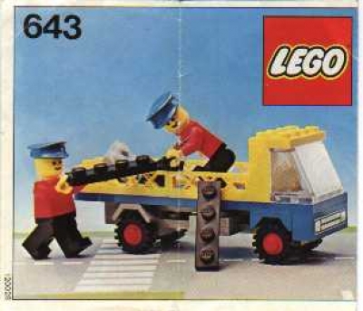 LEGO 643-Flatbed-Truck