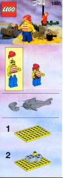 LEGO 1481-Pirates-Desert-Island