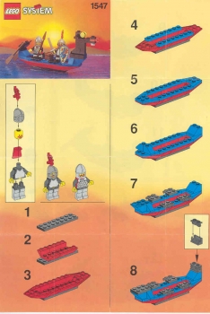LEGO 1547-Black-Knights-Boat