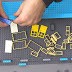 New azure (?) colored LEGO building MOC begins
