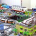 Minor LEGO city update - Mall plazas, more sidewalks