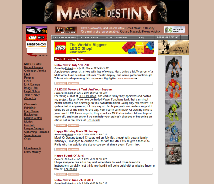 Mask of destiny