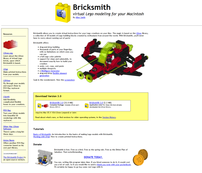 Bricksmith Sourceforge Net