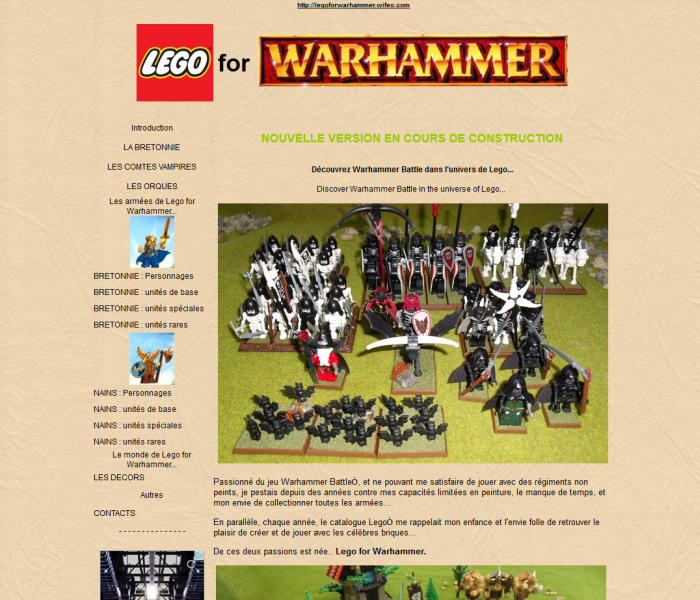 Lego for warhammer