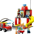 60375 Fire Station and Fire Engine