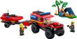 60412 4x4 Fire Truck with Rescue Boat